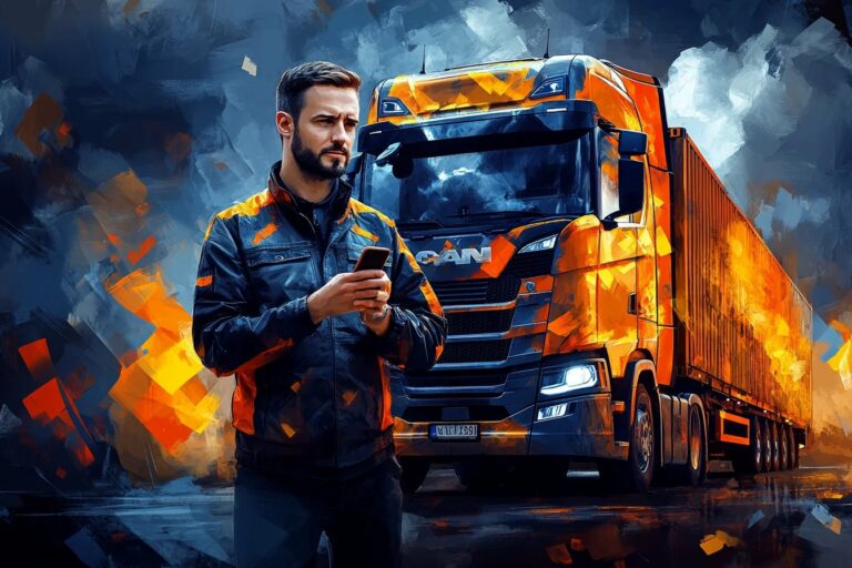 Nowoczesny interfejs systemu Studio VSS.net wyświetlany na tablecie, służący do sprawnego zarządzania awizacjami transportu w logistyce.